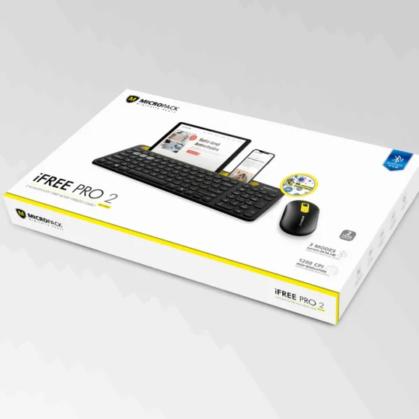 Micropack KM-238W Antibacterial Keyboard & Mouse Wireless Combo - Image 2