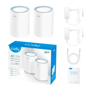 Cudy M1200 AC1200 Whole Home Mesh WiFi Router (2 Pack)